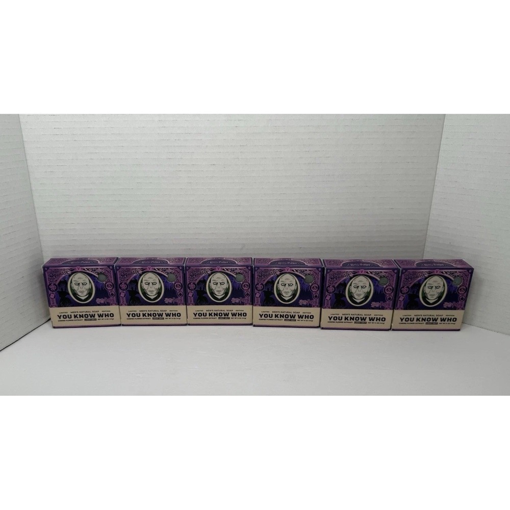 6 New Dr Squatch Voldemort You Know Who Men's Natural Soap Light Grit 5oz